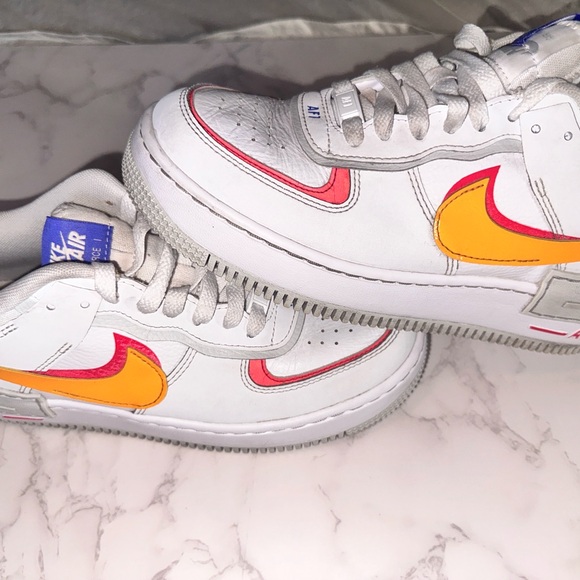 Nike Air Force 1 Shadow Women's Sneakers White Orange Red Purple
73/80
Size 8.5 - Picture 1 of 6